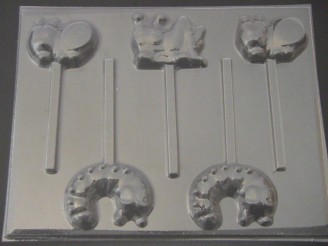 1312 Cute Bugs Chocolate Candy Lollipop Mold